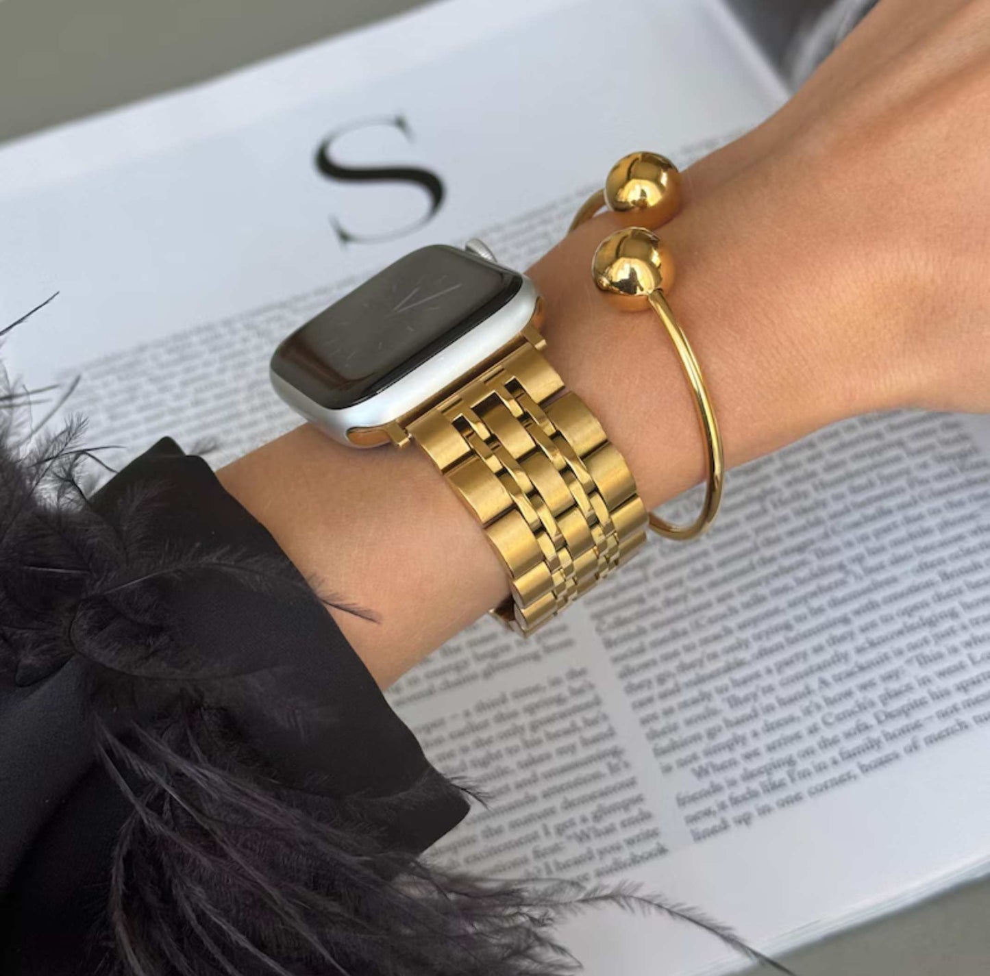 LL LuxeLink Gold Watch Band