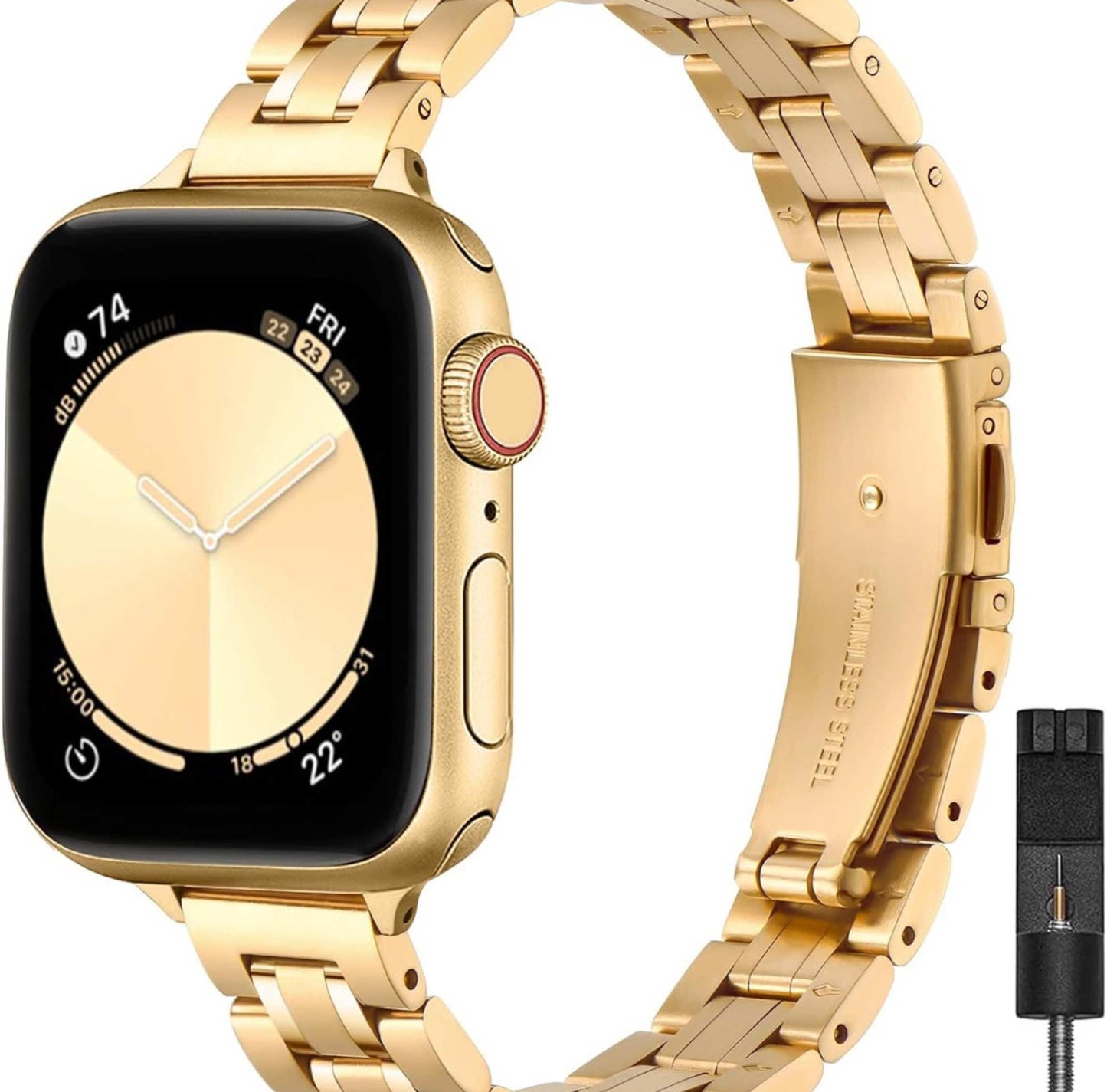 LL LuxeLink Gold Watch Band